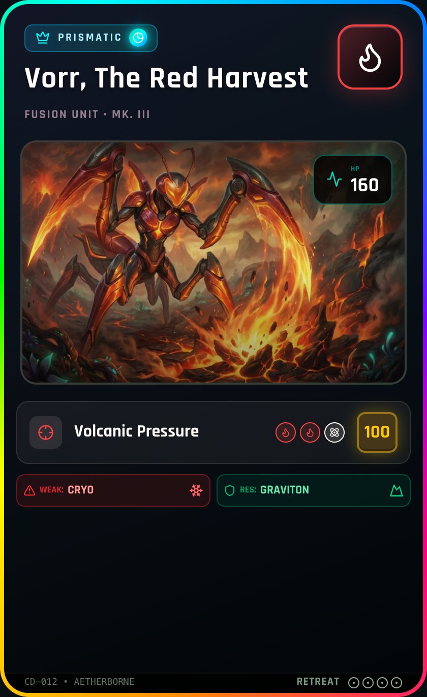 Vorr, The Red Harvest